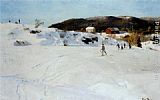 Fritz Thaulow Famous Paintings - Skilopere